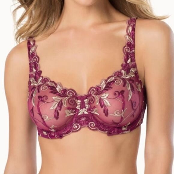 SOMA Sensuous Lace Unlined Bra - Size 38DDD - Picture 1 of 8